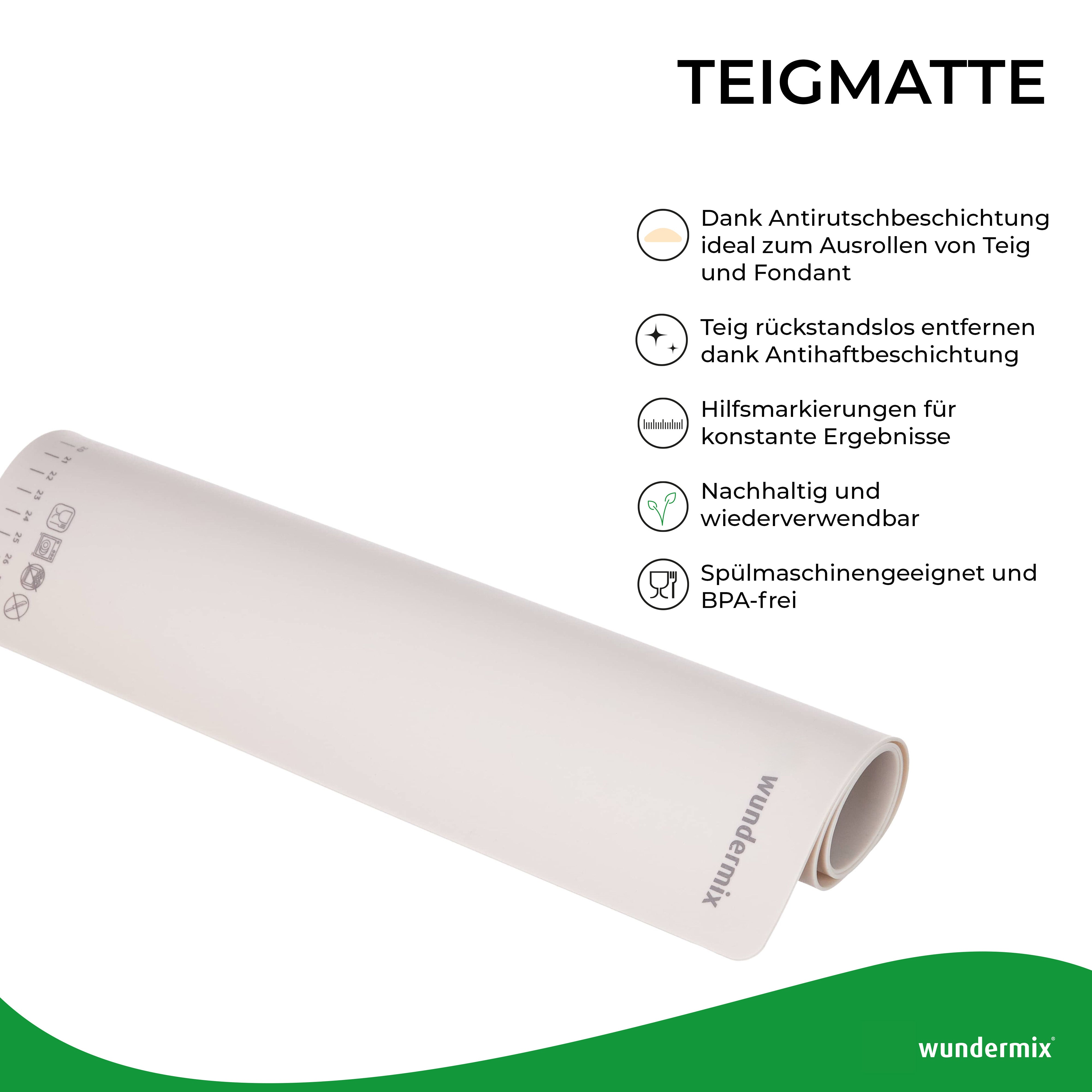 WunderMat® | Premium-Teigunterlage aus Silikon