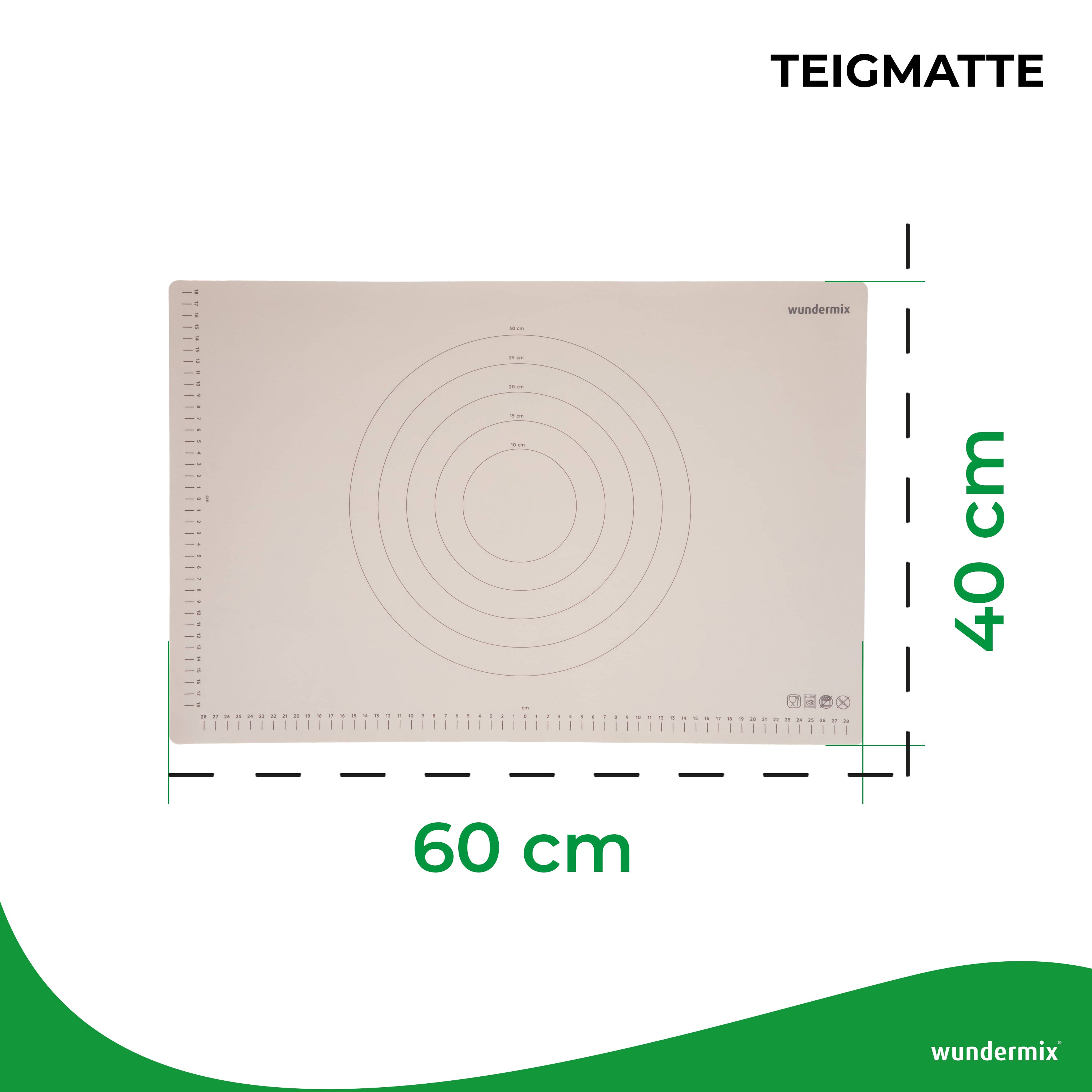 WunderMat® | Premium-Teigunterlage aus Silikon