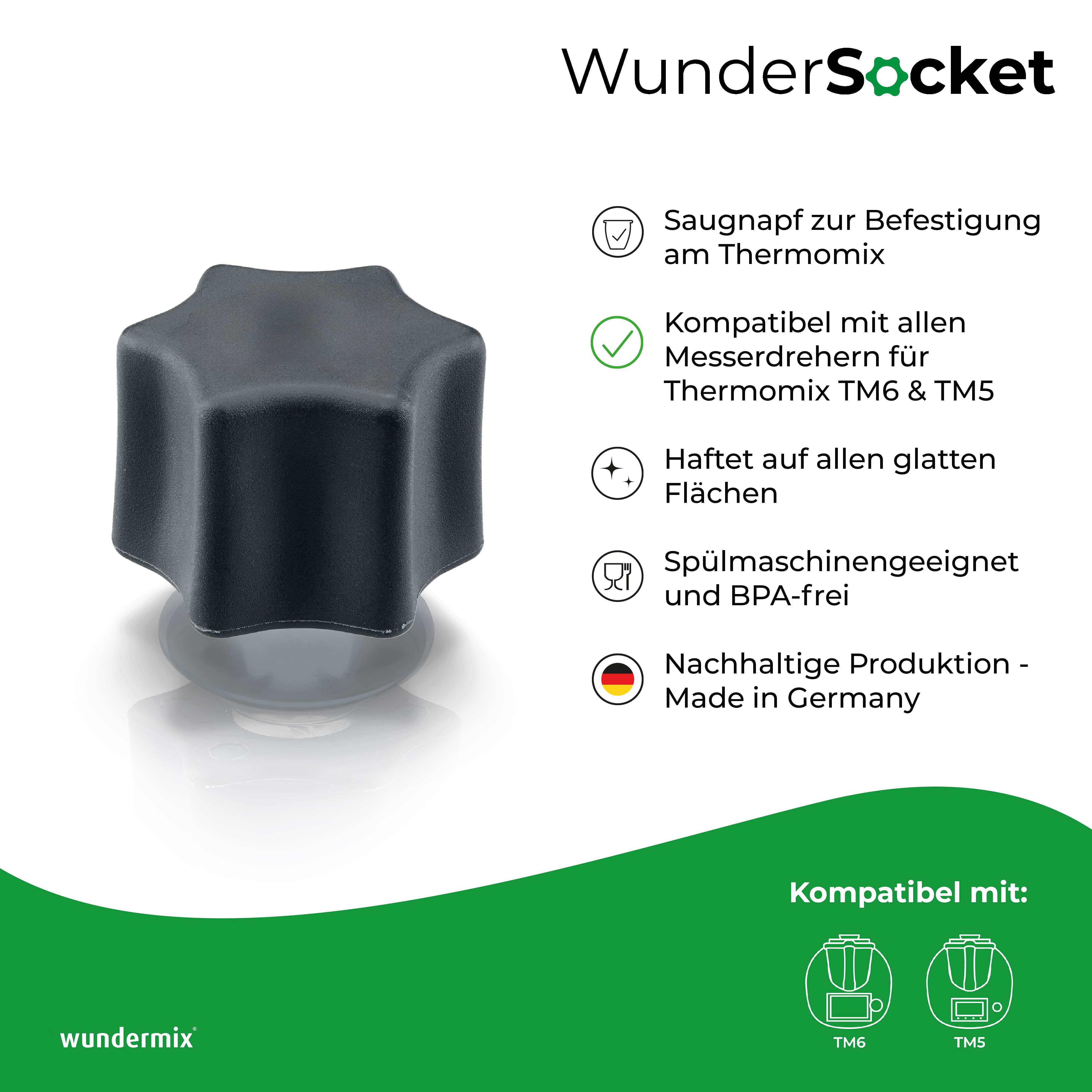 WunderSocket® | Teiglöser-Halterung für Thermomix TM6, TM5