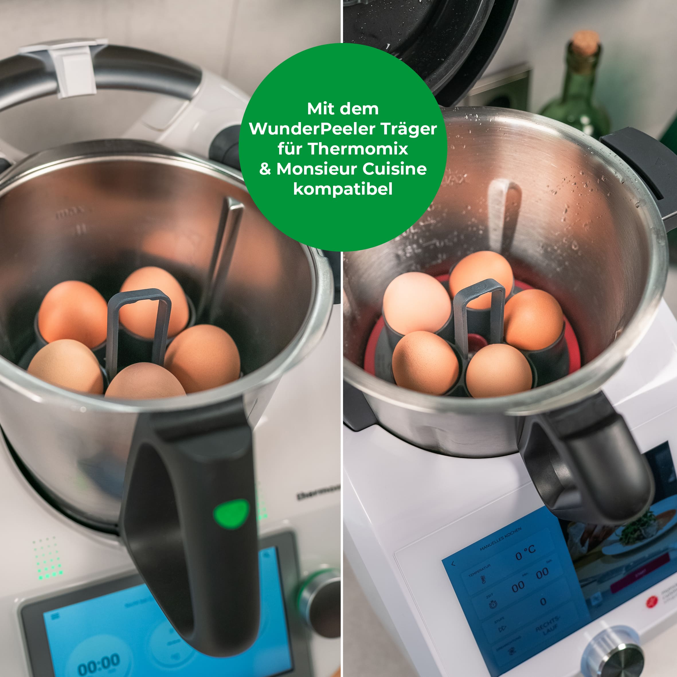 EggPro (ohne Träger) | Eierhalter-Aufsatz für WunderPeeler - Wundermix GmbH