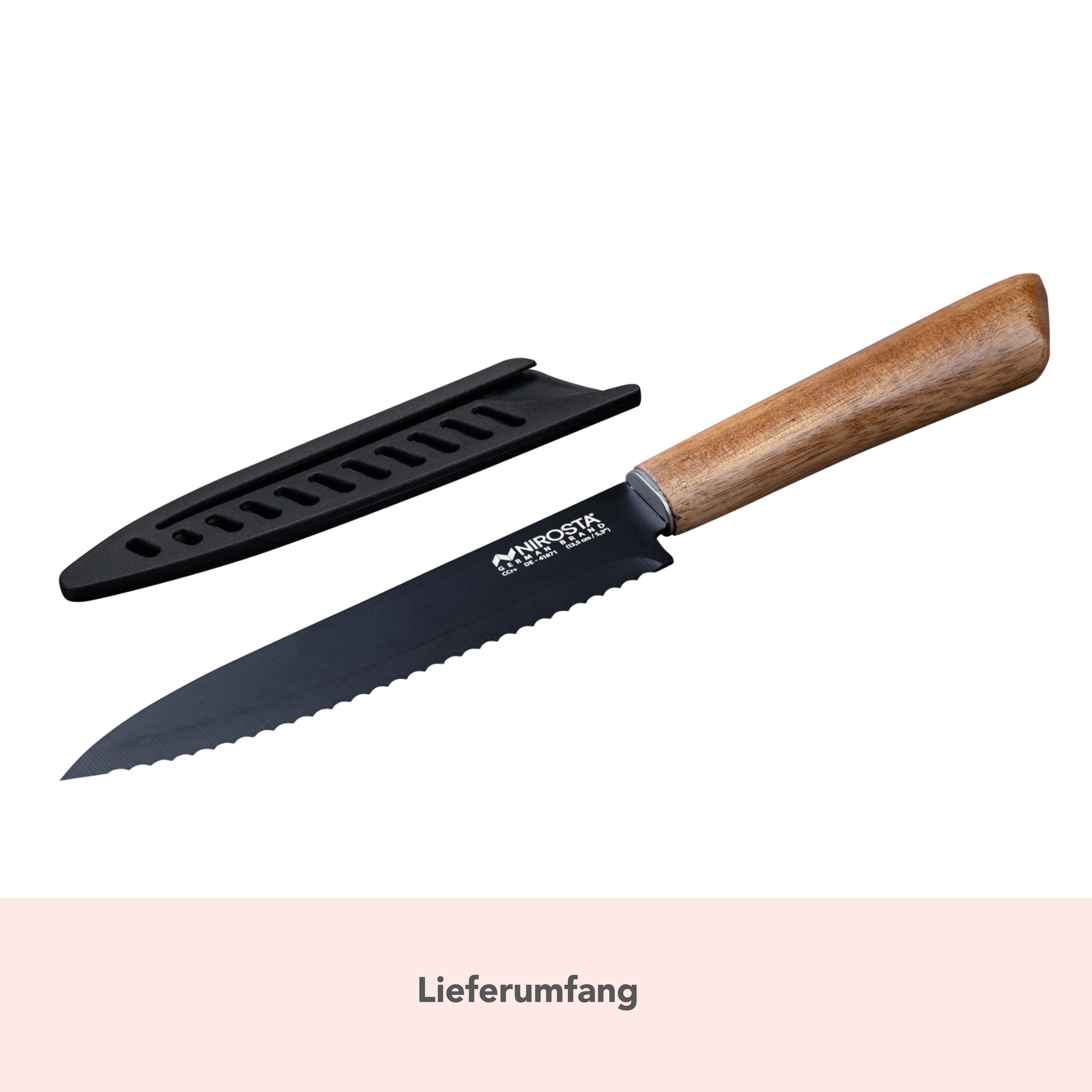 Küchenmesser gezahnt | 11 cm Klinge