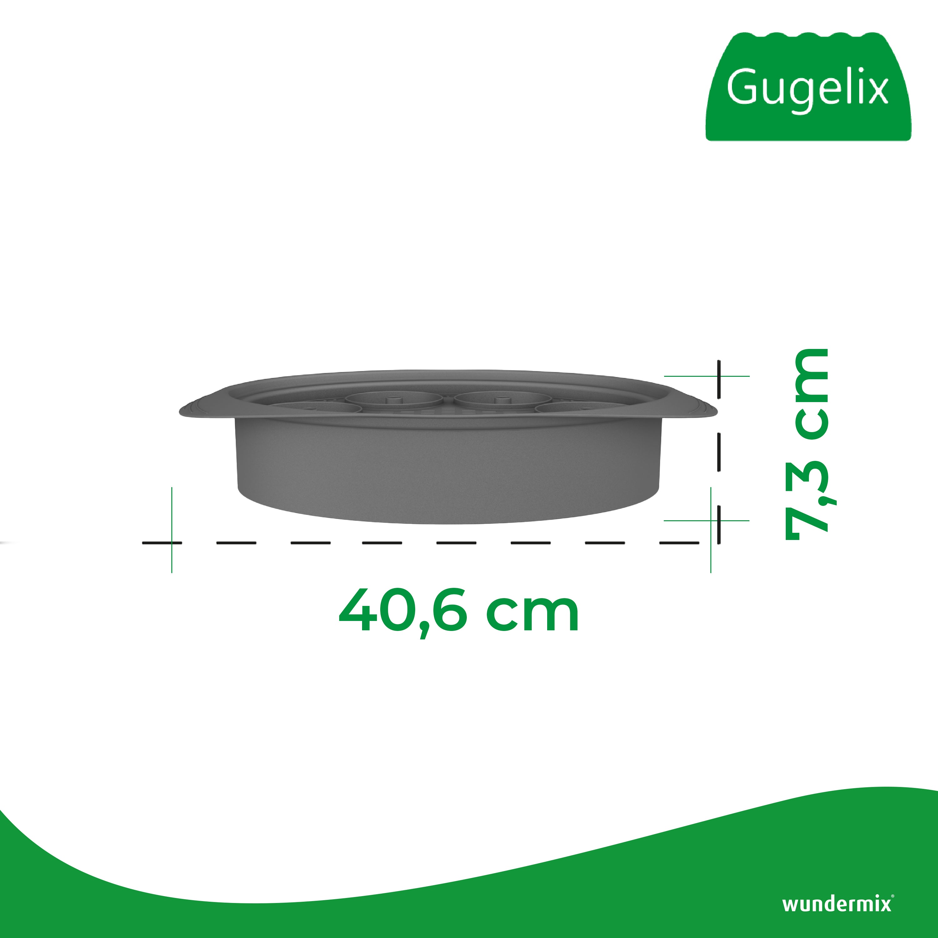 Gugelix - Mini-Gugelhupfform für Varoma für TM6, TM5, TM31