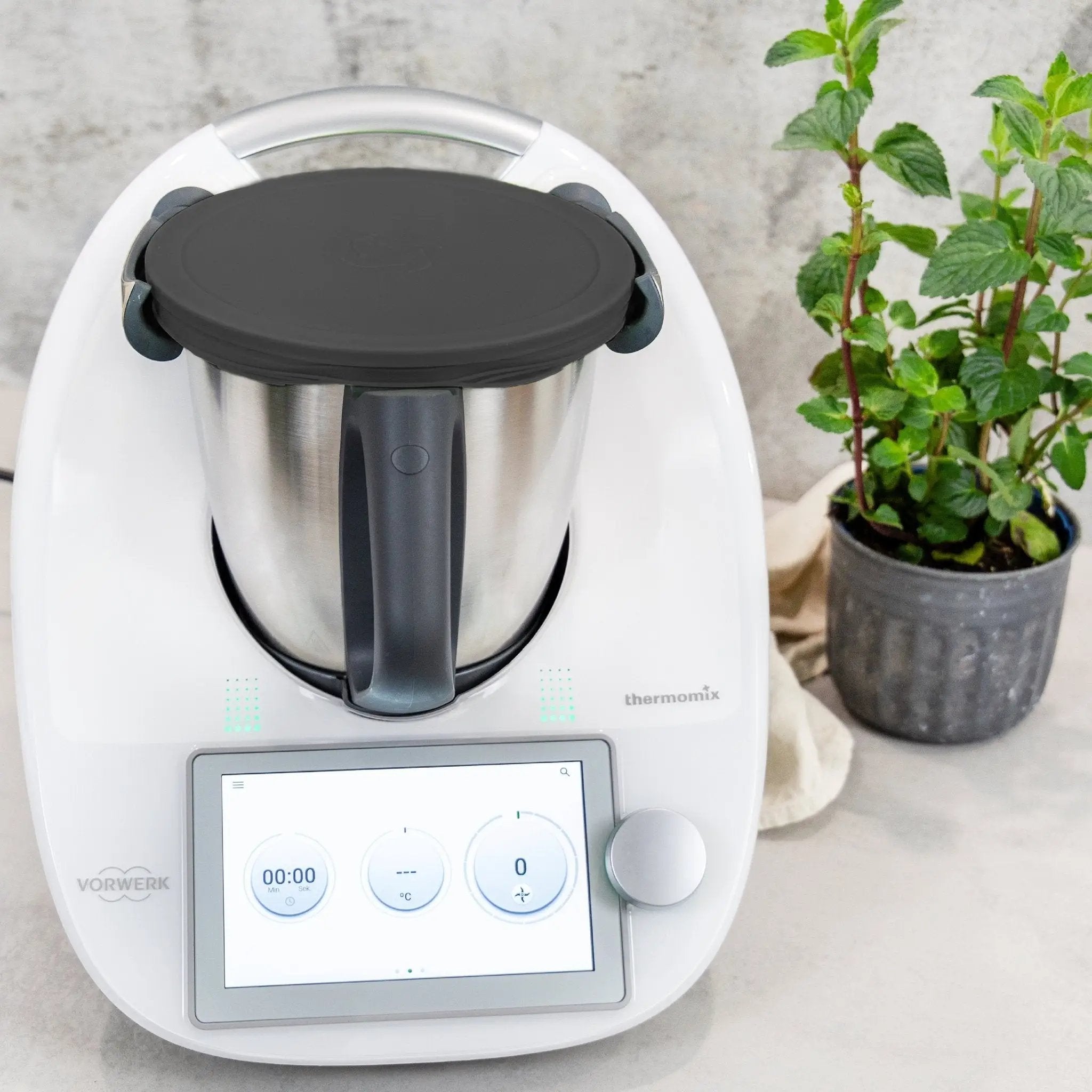 WunderLid | Silikondeckel für Thermomix-Mixtopf TM6, TM5, TM31 - Wundermix GmbH